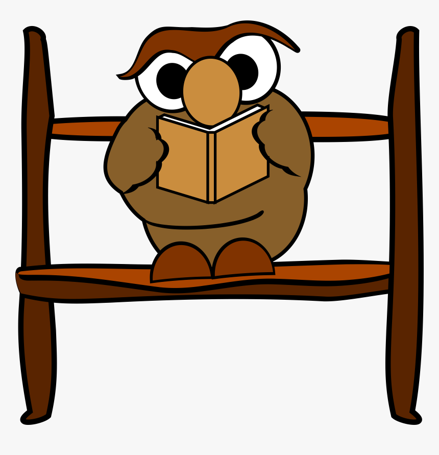 Animal Reading A Book Clipart Clip Art Royalty Free - Burung Owl Clip Vector, HD Png Download