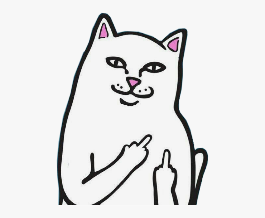 #adesive #cat #fuckyou #lol #🖕🏼 #freetoedit - Rip N Dip Logo, HD Png Download