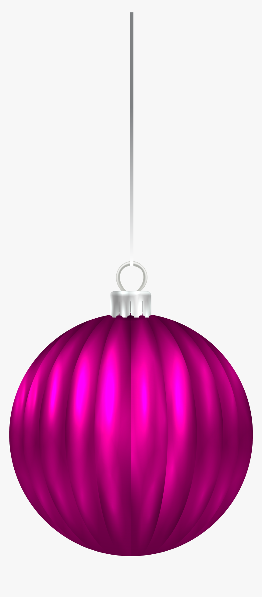 Pink Christmas Ball Ornament Png Clip Art Image - Pink Christmas Ball Png, Transparent Png