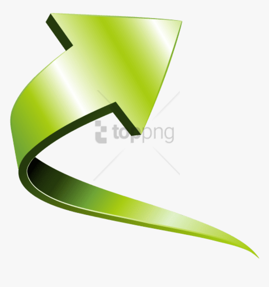 Free Png 3d Arrow Vector Png Image With Transparent - 3d Arrow Green Png, Png Download
