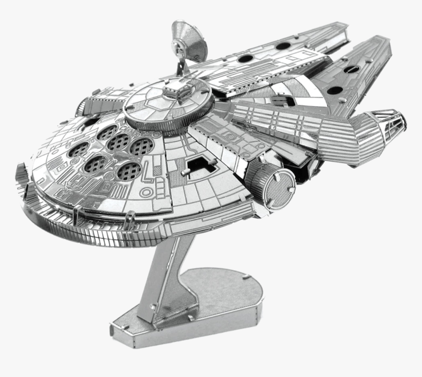 Millennium Falcon 3d Metal Sheet, HD Png Download