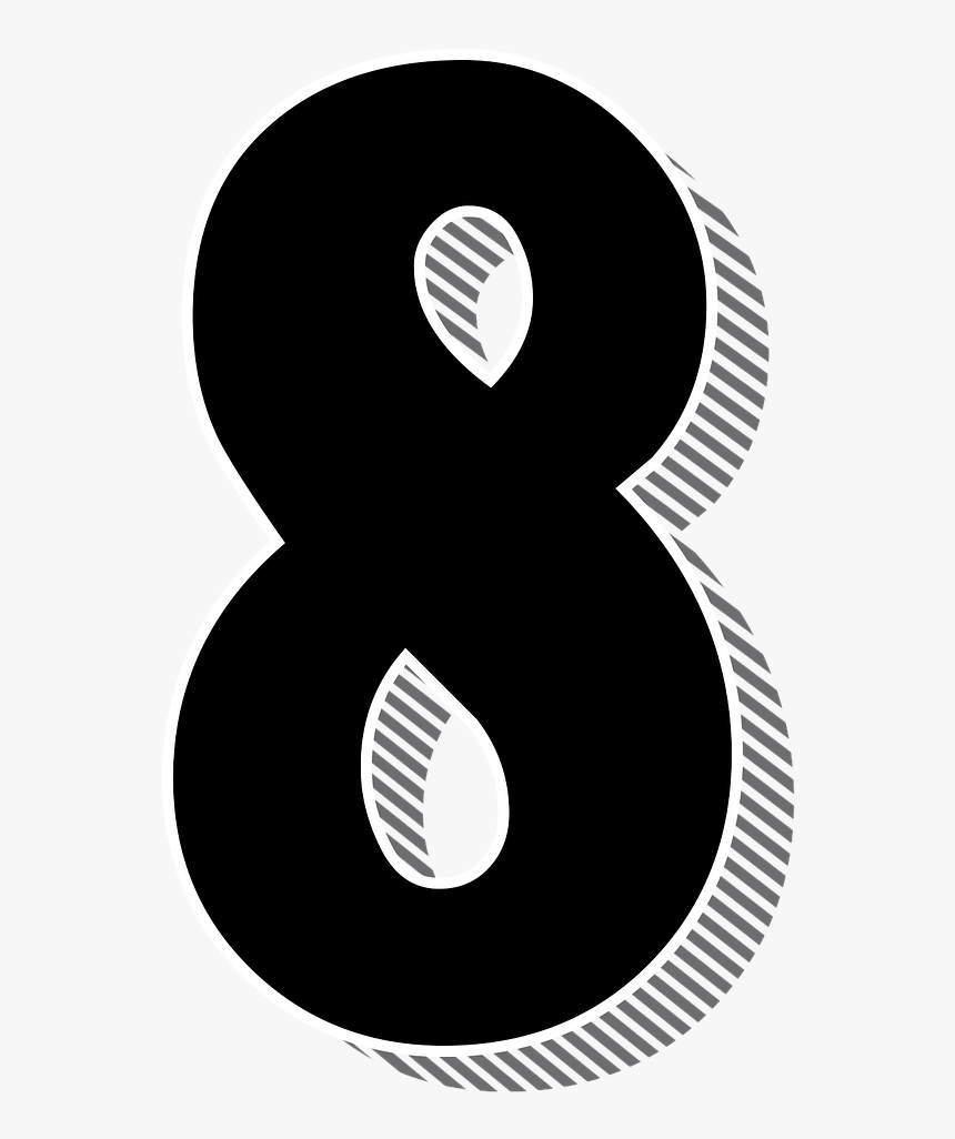 Красивая 8 png. Цифра восемь красивая. красивая восьмерка. цифра 8 черно белая.