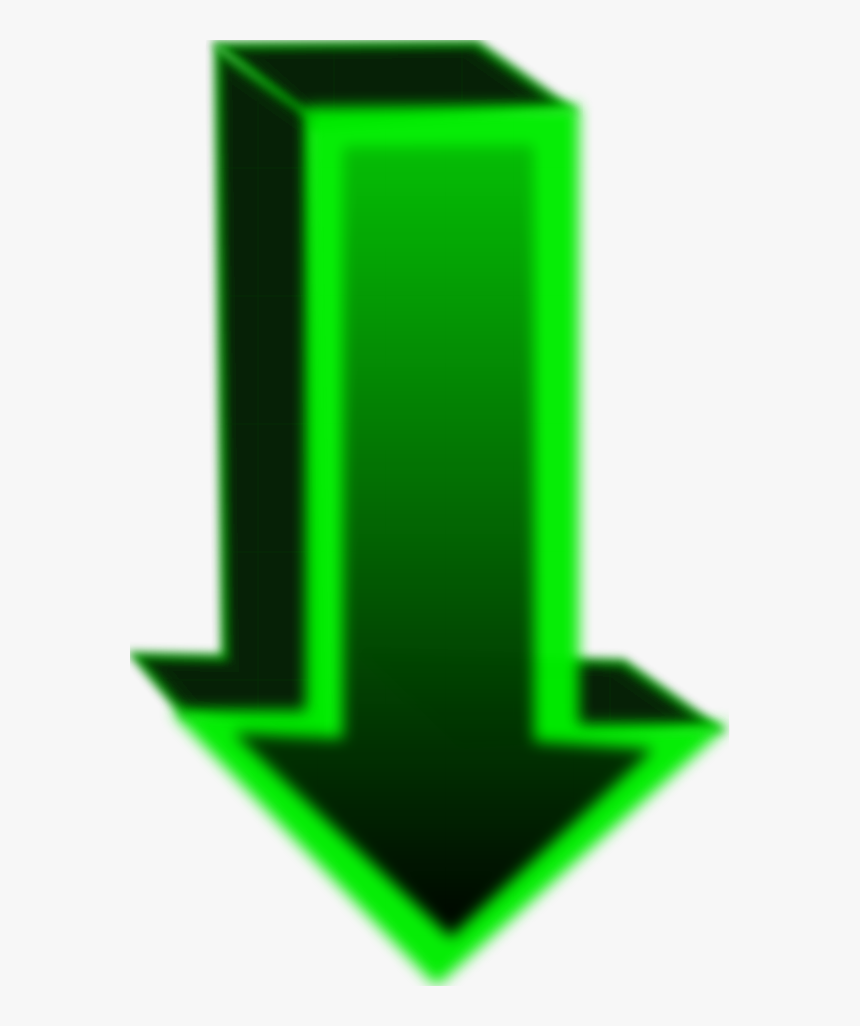 Cubic Arrow Pointing Down - Symmetry, HD Png Download