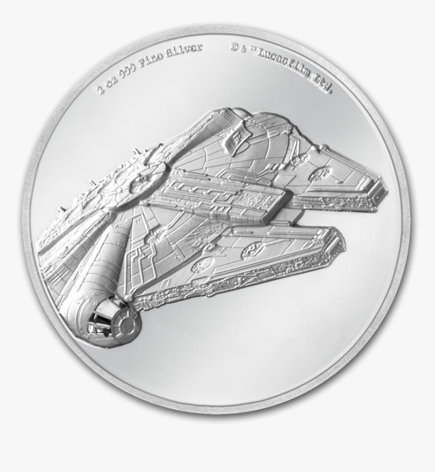 2 Oz Coin Millennium Star Wars, HD Png Download