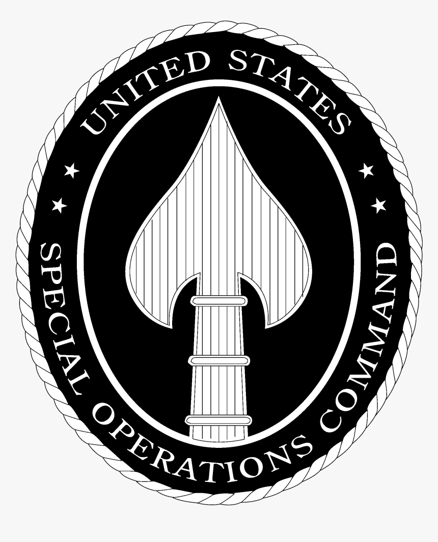 Special Operations Command Logo Black And White - Special Operations Command, HD Png Download