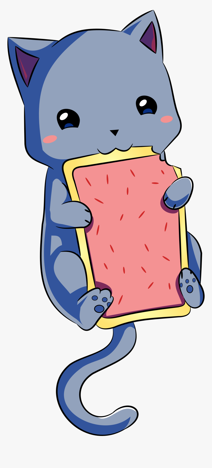 Clipart Download Diy Drawing Cute - Cute Nyan Cat Drawing, HD Png Download