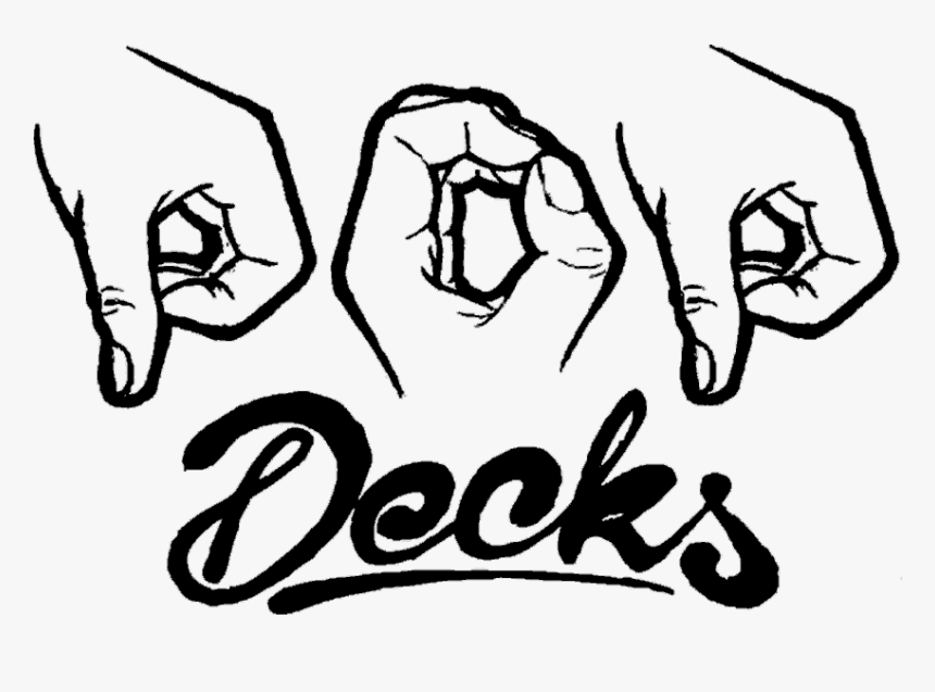 Pop Decks - Drawing, HD Png Download