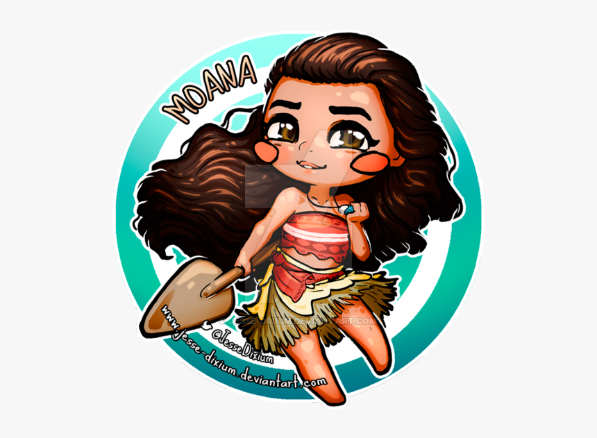 Fan Art By Jesse - Moana Chibi Png, Transparent Png