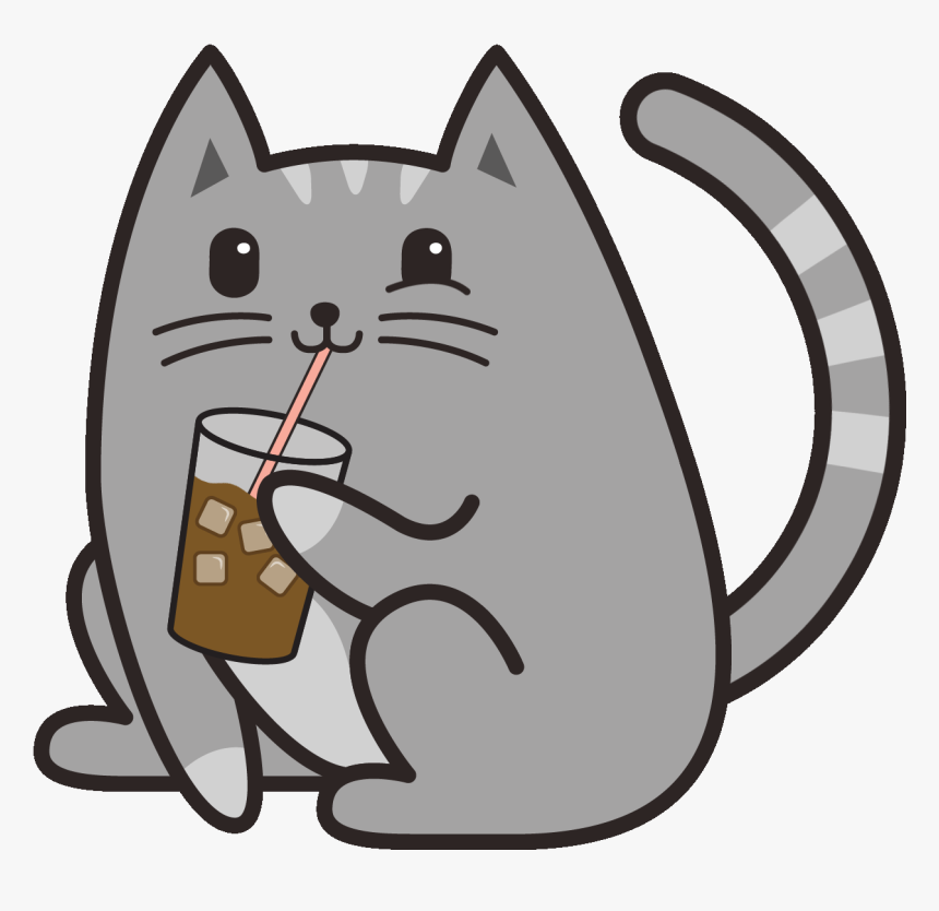 Happy Fat Cat Gif, HD Png Download