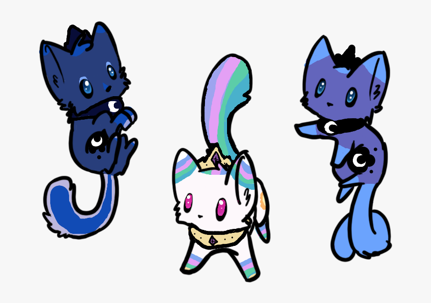 Transparent Kittens Clipart - Cute Warrior Cats Cartoon, HD Png Download