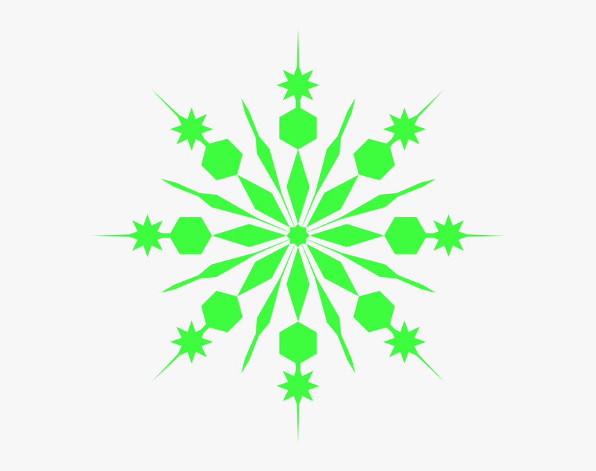 Free Snowflake Background Clipart Image Free Download - Transparent Background Snowflake Png, Png Download