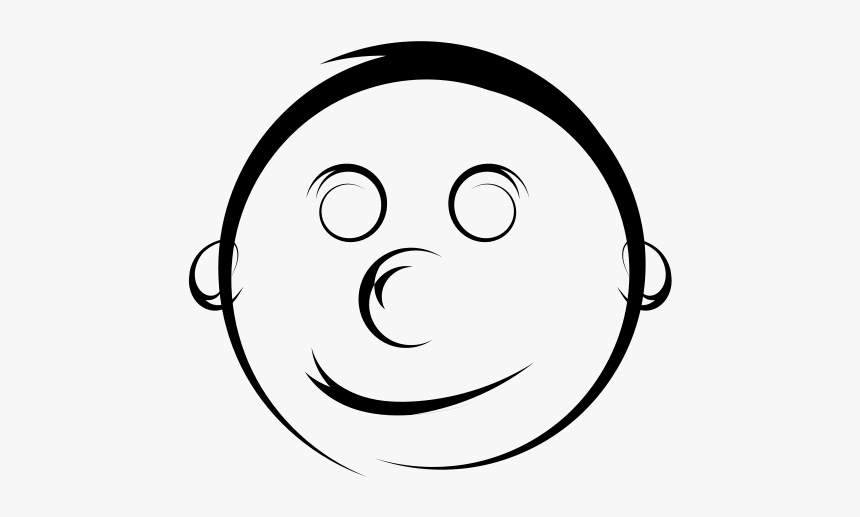 Clipart Png File Tag List, Clip Arts Svg File - Face White Smiley, Transparent Png