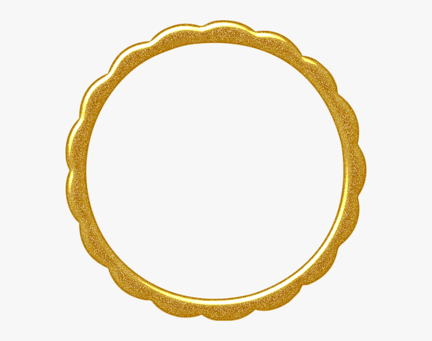Cadre Jaune Png - Circle, Transparent Png