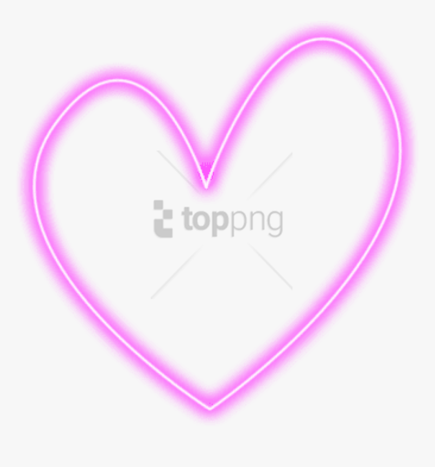 Free Png Coração Neon Png Image With Transparent Background - Transparent Neon Heart Png, Png Download