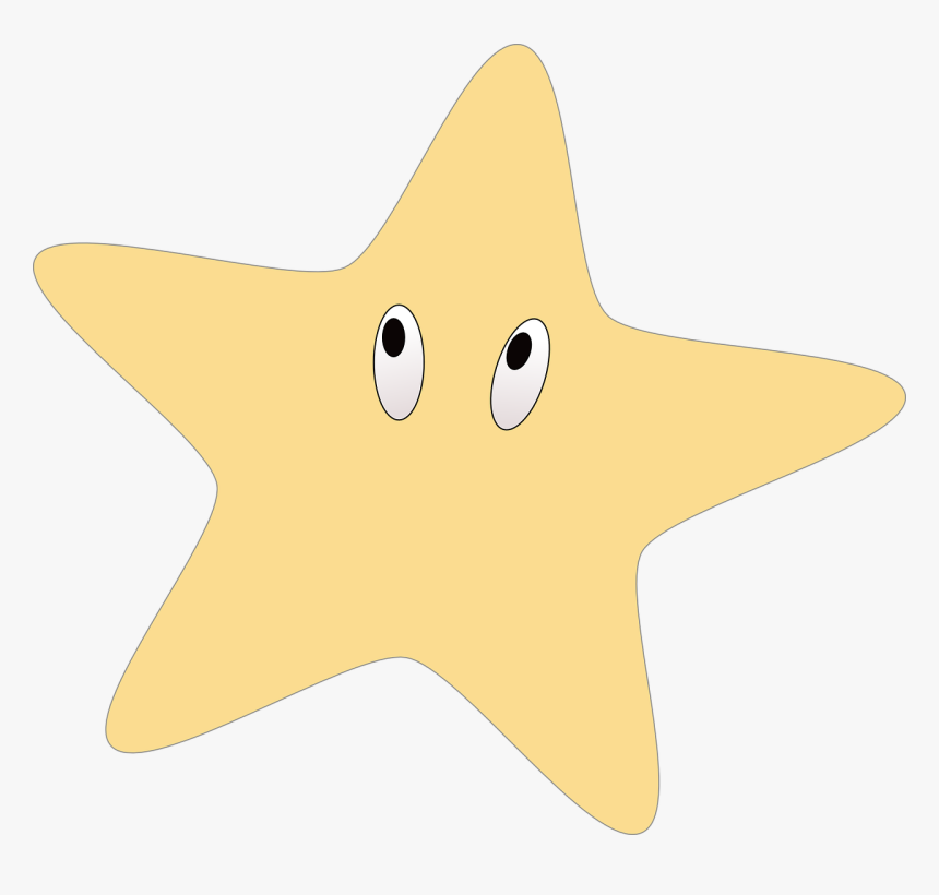 Star Eyes Yellow Free Photo - ดาว การ์ตูน สี เหลือง, HD Png Download