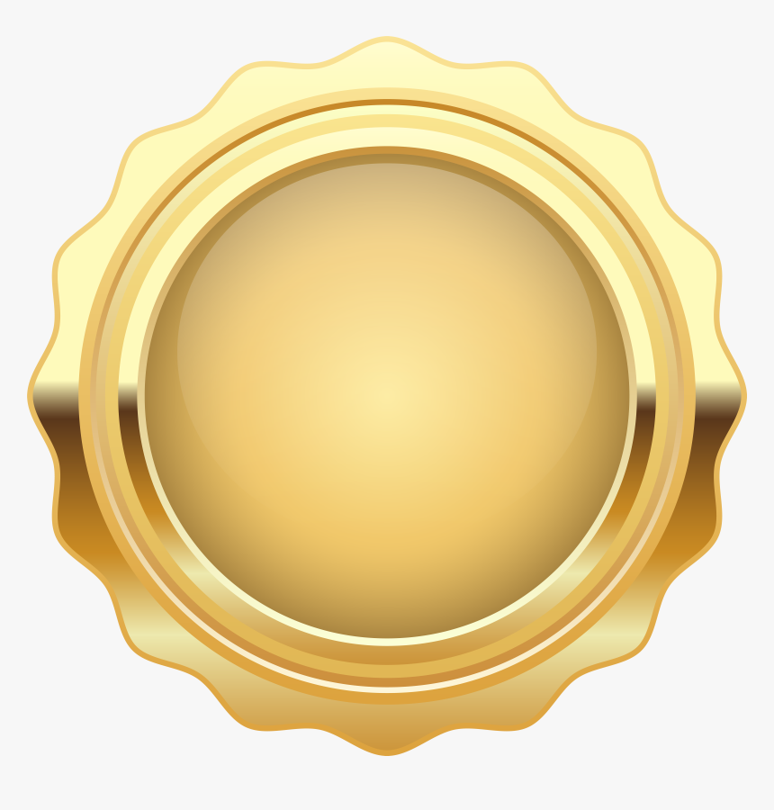 Gold Wax Seal Clipart Banner Royalty Free Download, HD Png Download