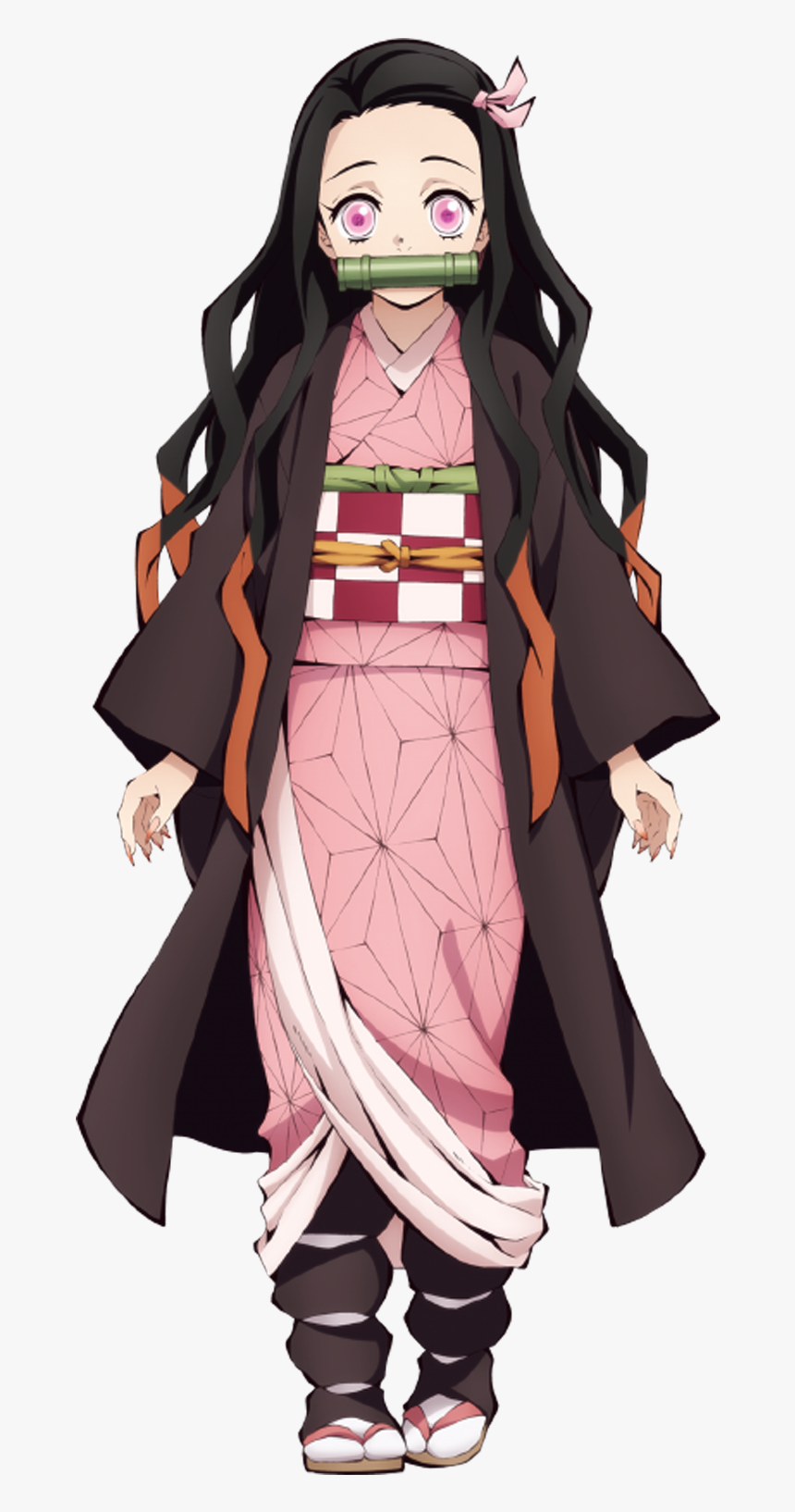 Chica Con Bambu En La Boca, HD Png Download