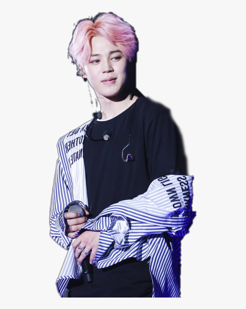 #jiminie #jimin #bts #chimchim #concertbts #pinkhair - Jimin, HD Png Download