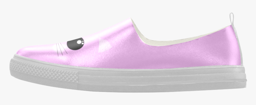 Kawaii Kitty Apus Slip-on Microfiber Women S Shoes - Slip-on Shoe, HD Png Download
