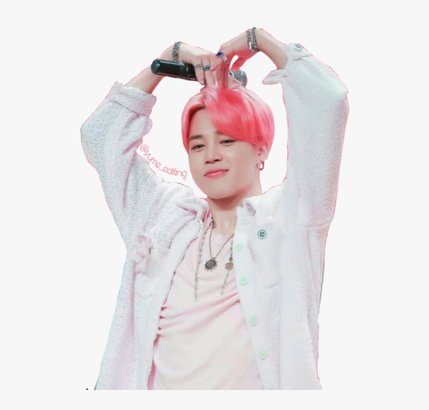 #jimin #chimchim #heart #sign#bts #bangtanboys#bangtan - Park Jimin Jimin Pink, HD Png Download