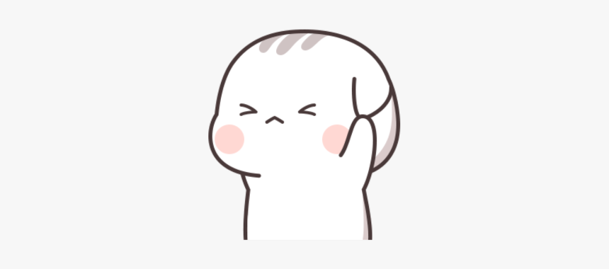 #kitty #kitten #cat #white #kawaii #soft #mochi #chibi - Cartoon, HD Png Download