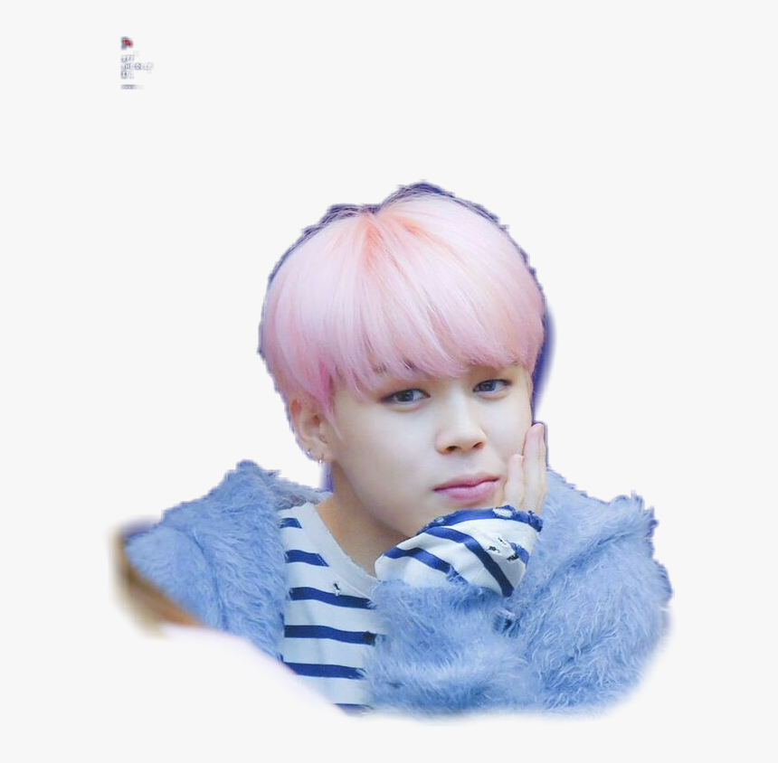 #jimin Fofo - Jimin Fansign Pink Hair, HD Png Download