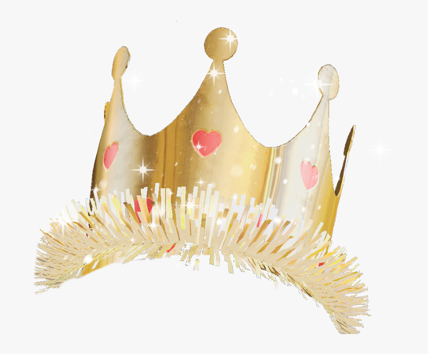 #gold #crown #queen #glitter #golden #goldcrown #freetoedit, HD Png Download