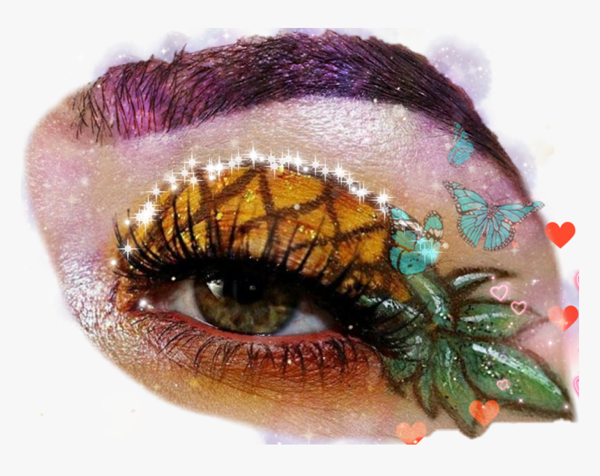 Freetoedit Scpineapple Pineapple - Eye Shadow, HD Png Download