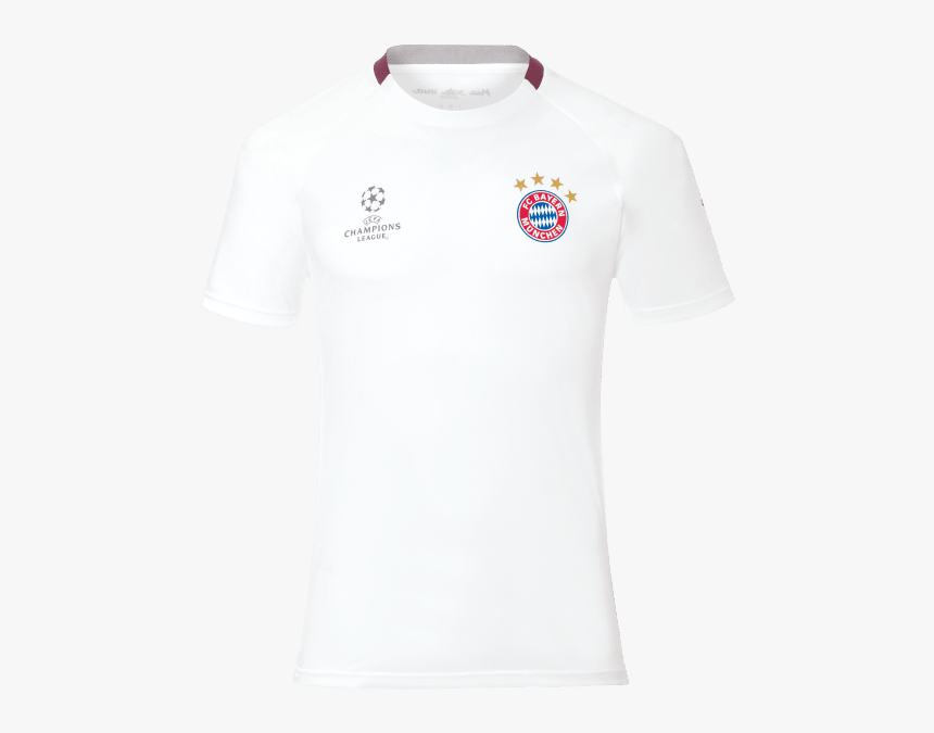 Adidas Ucl-teamline Trainingsshirt - Clean White T Shirt, HD Png Download