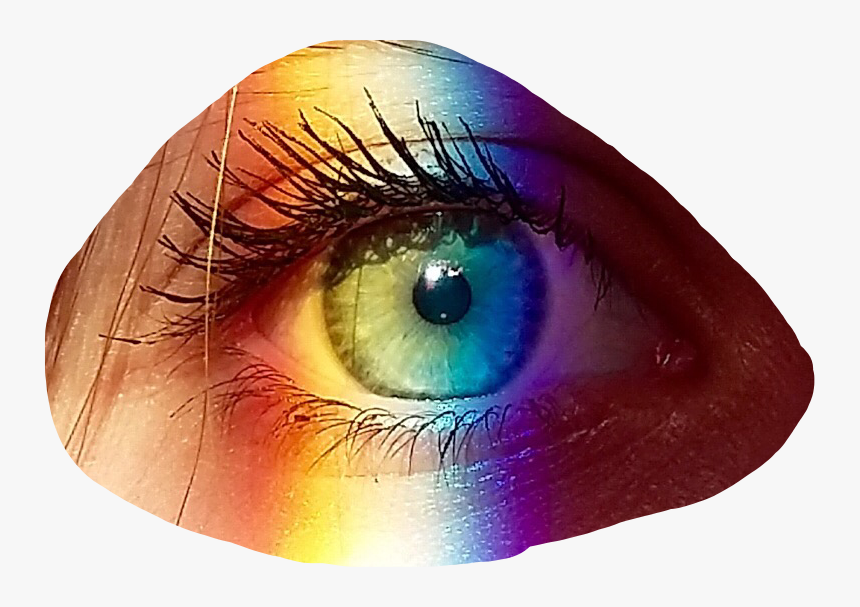 #eyes #rainboweyes - Eye Shadow, HD Png Download