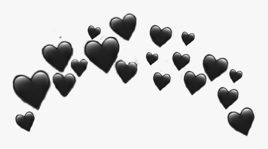 #emoji #emojis #darckness #blackhearts #blackheart - Portable Network Graphics, HD Png Download