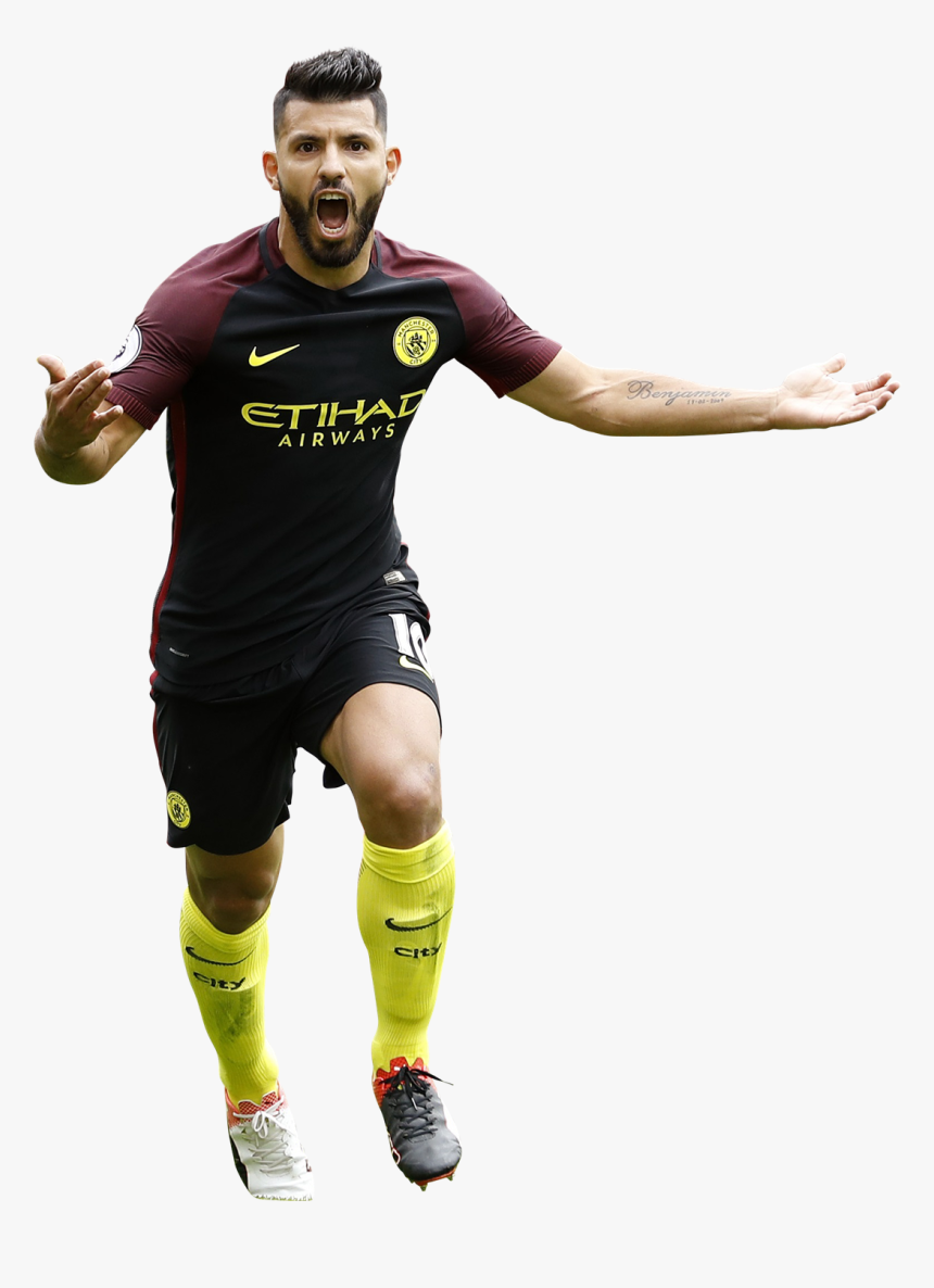 Sergio Aguero render - Player, HD Png Download