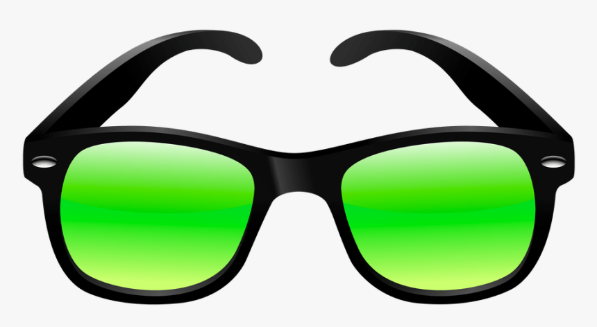 Blue Sunglasses On A Transparent Background, HD Png Download