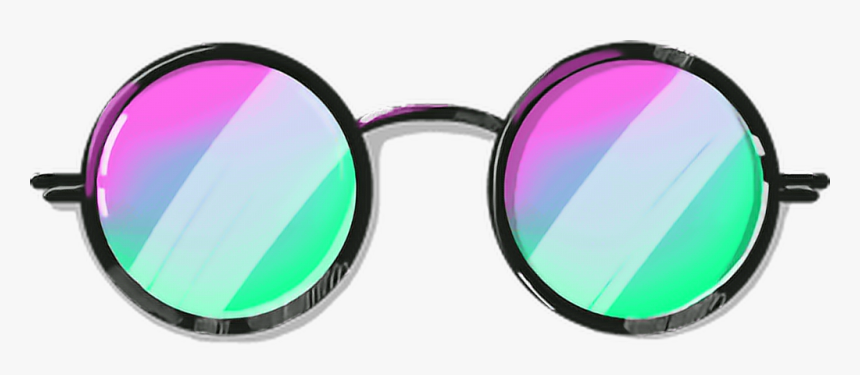 #sunglasses #colorful #cool #ftestickers #freetoedit - Circle, HD Png Download