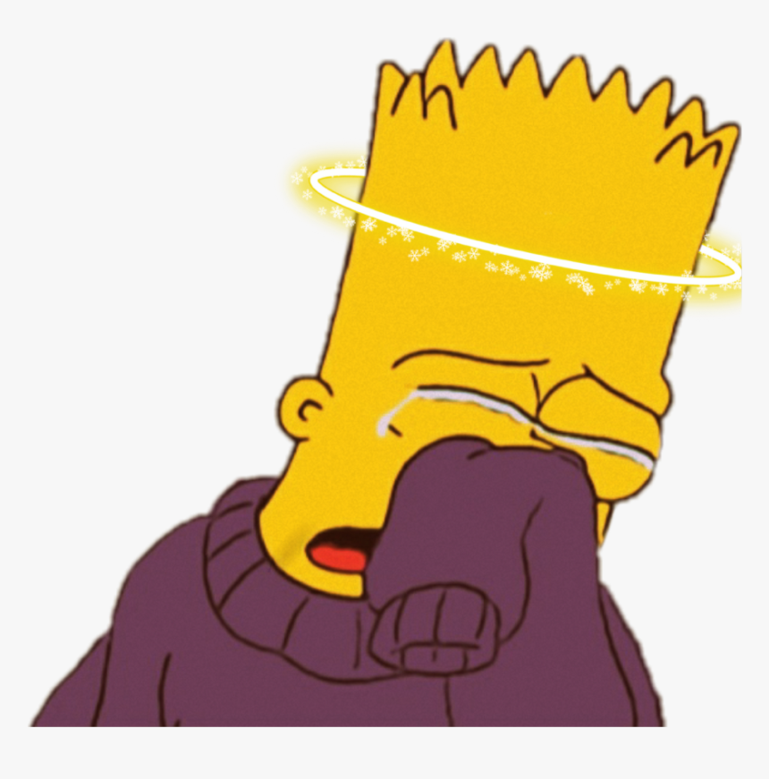 Sadbart Thesimpsons Art Sorry Sorrow - Simpsons Bart Crying, HD Png Download