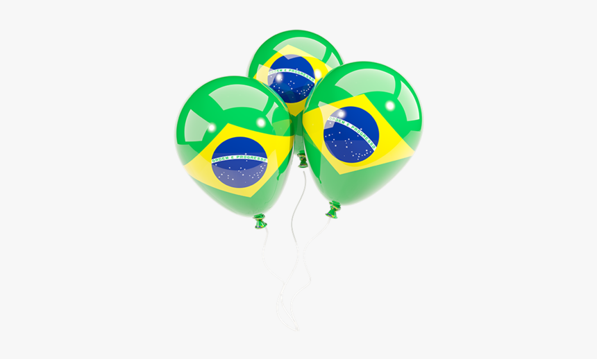 Download Flag Icon Of Brazil At Png Format - Pakistan Flag Balloons Png, Transparent Png