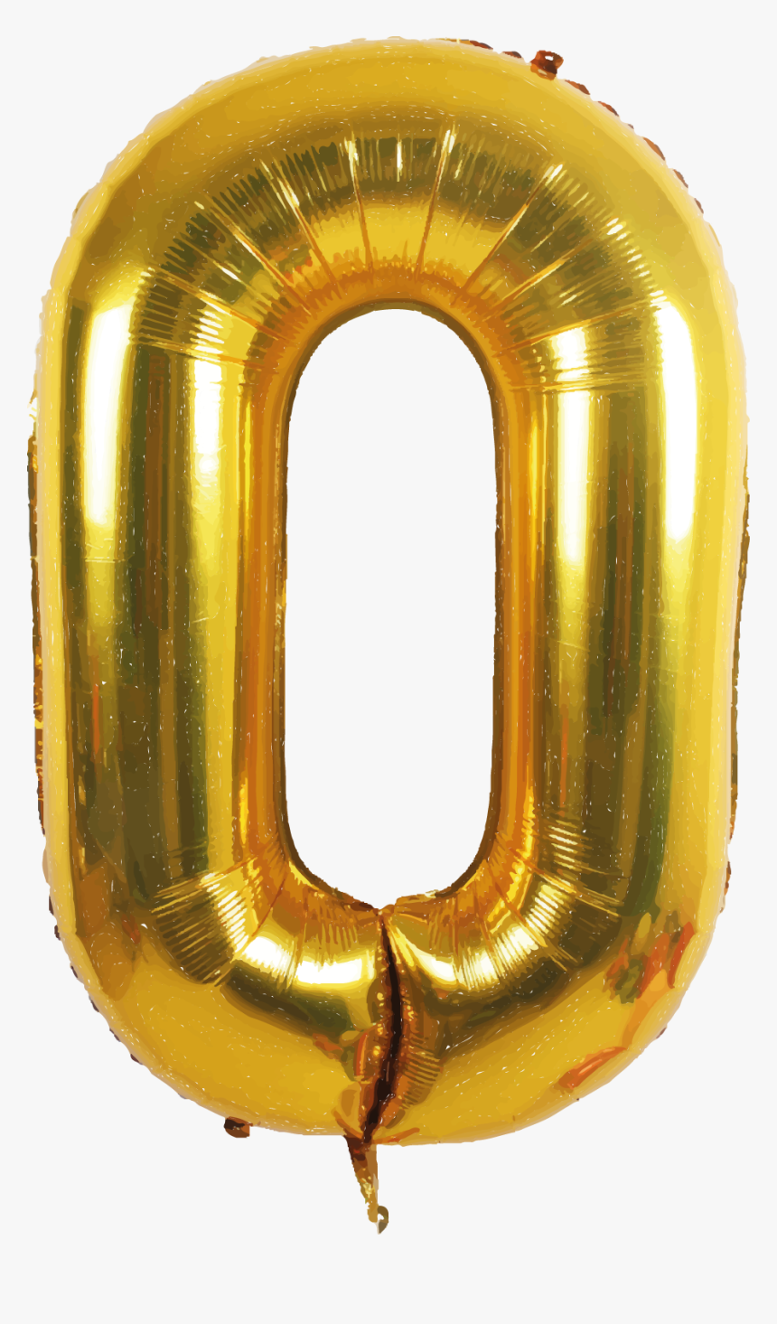 2020 Number - Золотистые Цифры 0, HD Png Download