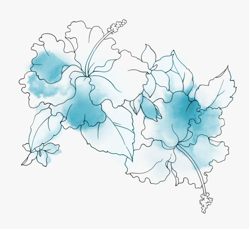 Transparent Blue Flowers, HD Png Download