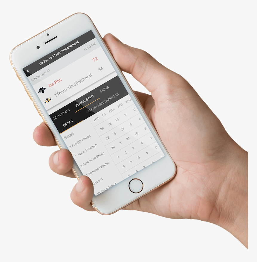 Player Wooter App - Mano Sosteniendo Celular Png, Transparent Png