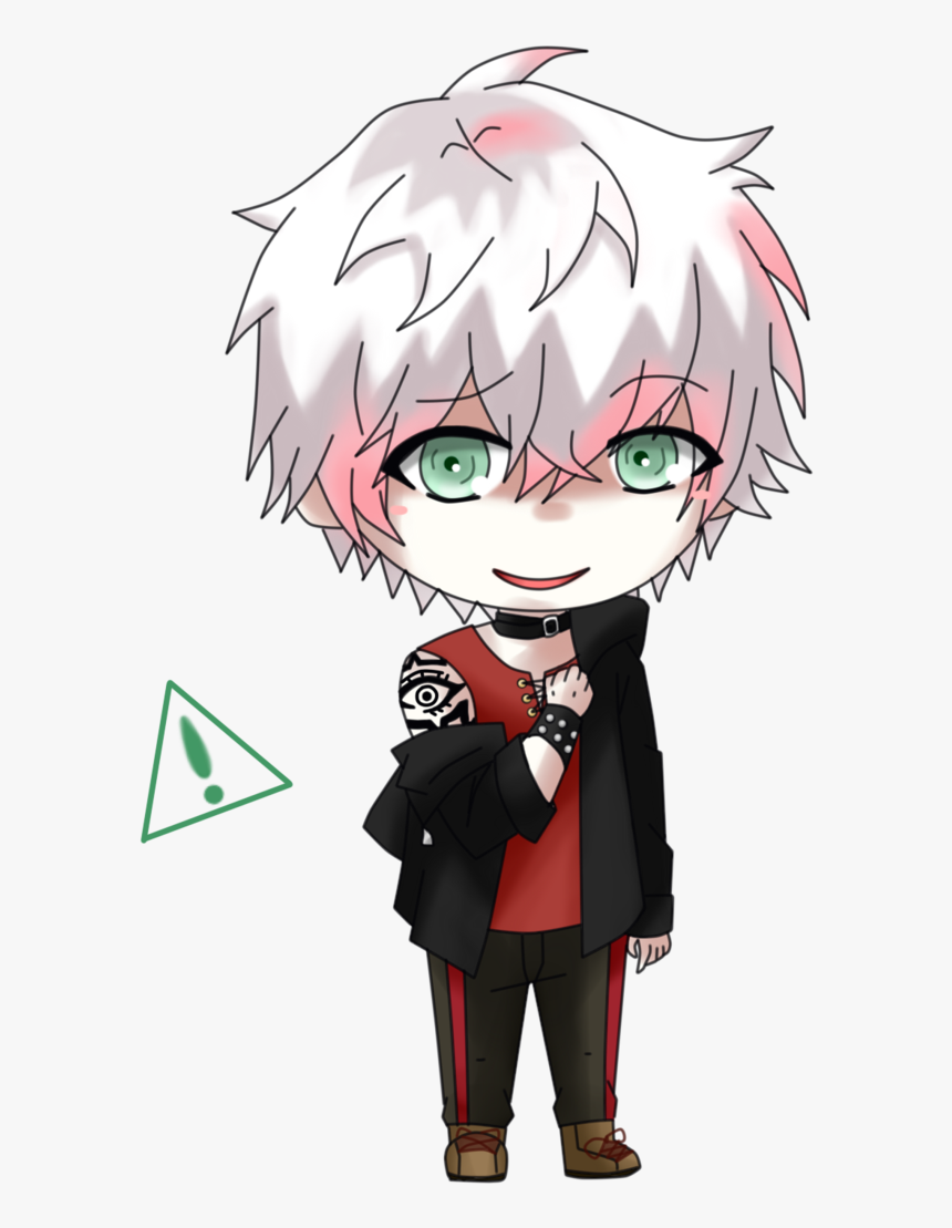 Vector Freeuse Stock Chibi Unknown By Shiemi - Unknown Mystic Messenger Saeran, HD Png Download