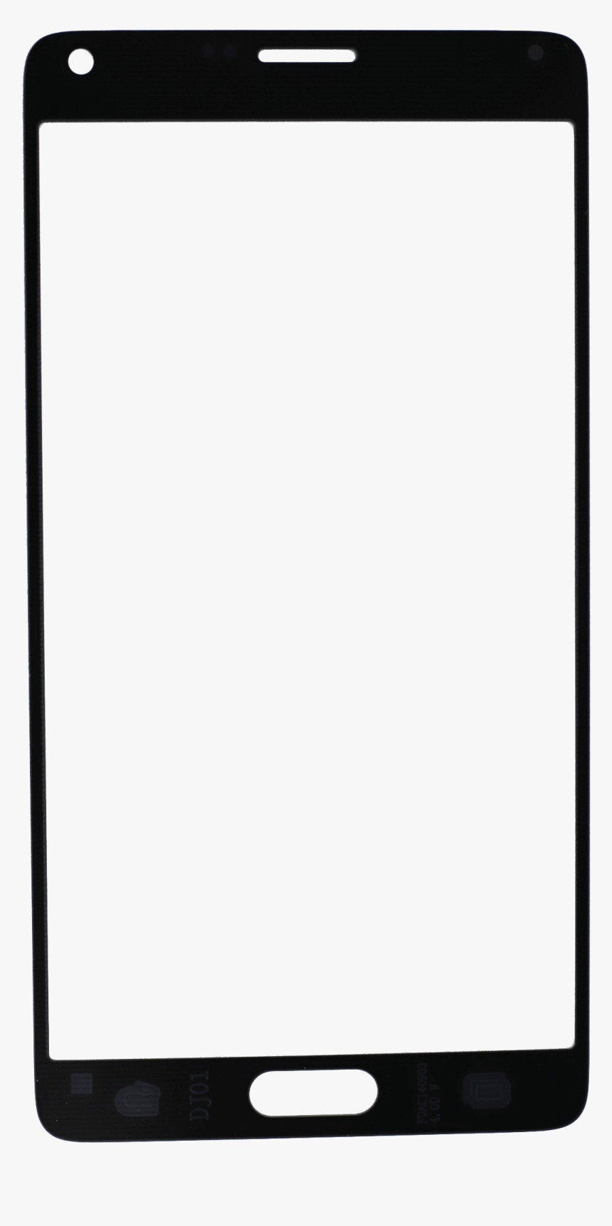 Glass Only For Use With Samsung Galaxy Note 4 Sm-n910, - 空白 手機, HD Png Download