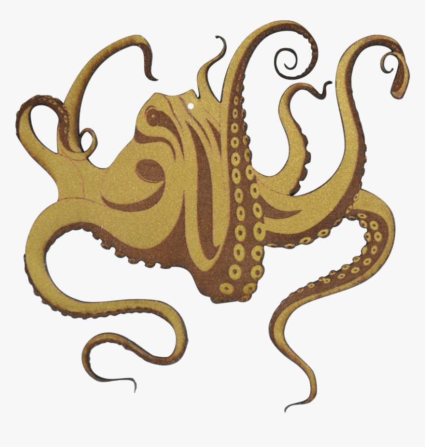 Octopus Christmas Ornament - Vector, HD Png Download