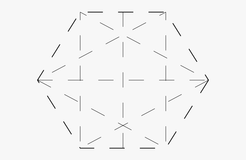 Hexagon Martin Koz K Ma 02r - Monochrome, HD Png Download