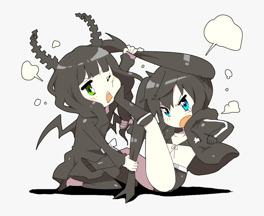 Dead Master And Black Rock Shooter Cute, HD Png Download