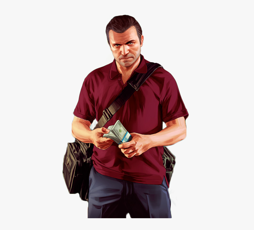 V Michael By Chrishartung - Michael De Santa Png, Transparent Png