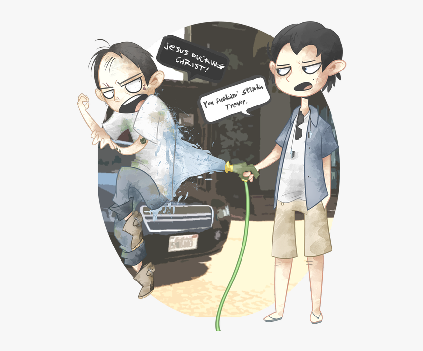 Gta 5 Michael X Trevor, HD Png Download