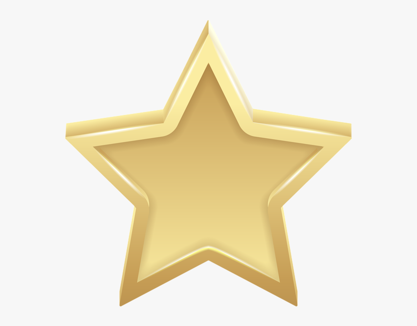Star Clipart Gold Banner Download Gold Star Transparent Gold