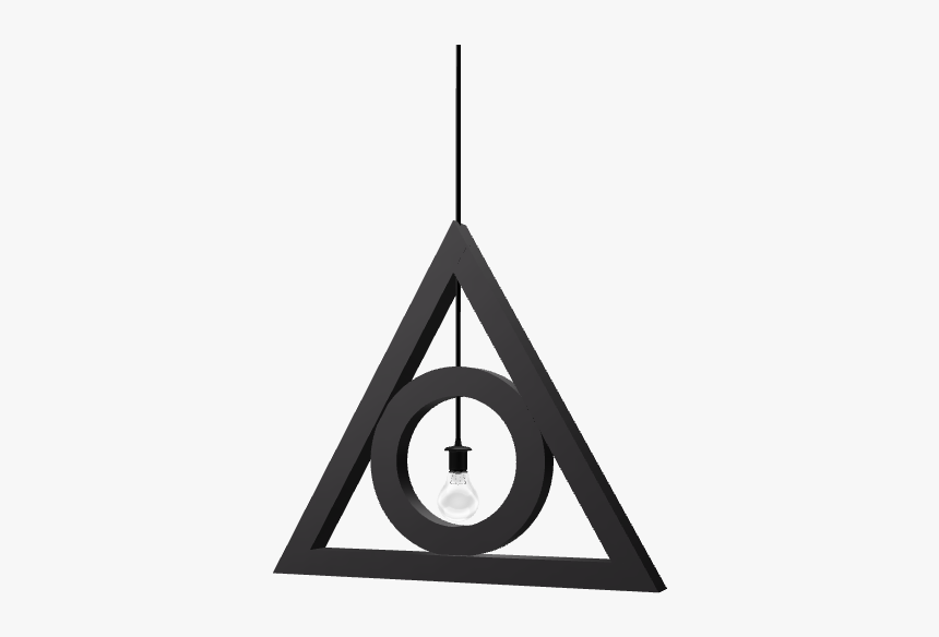 Deathly Hallows Lamp - Sign, HD Png Download