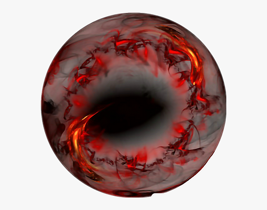 #circle #bubble #interesting #art #fire #red #black - Circle, HD Png Download