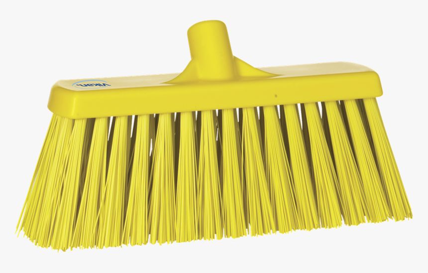 Vikan Hygiene 2915-6 Broom 30cm, Yellow, Stiff, 330mm - Thick Bristle Broom, HD Png Download